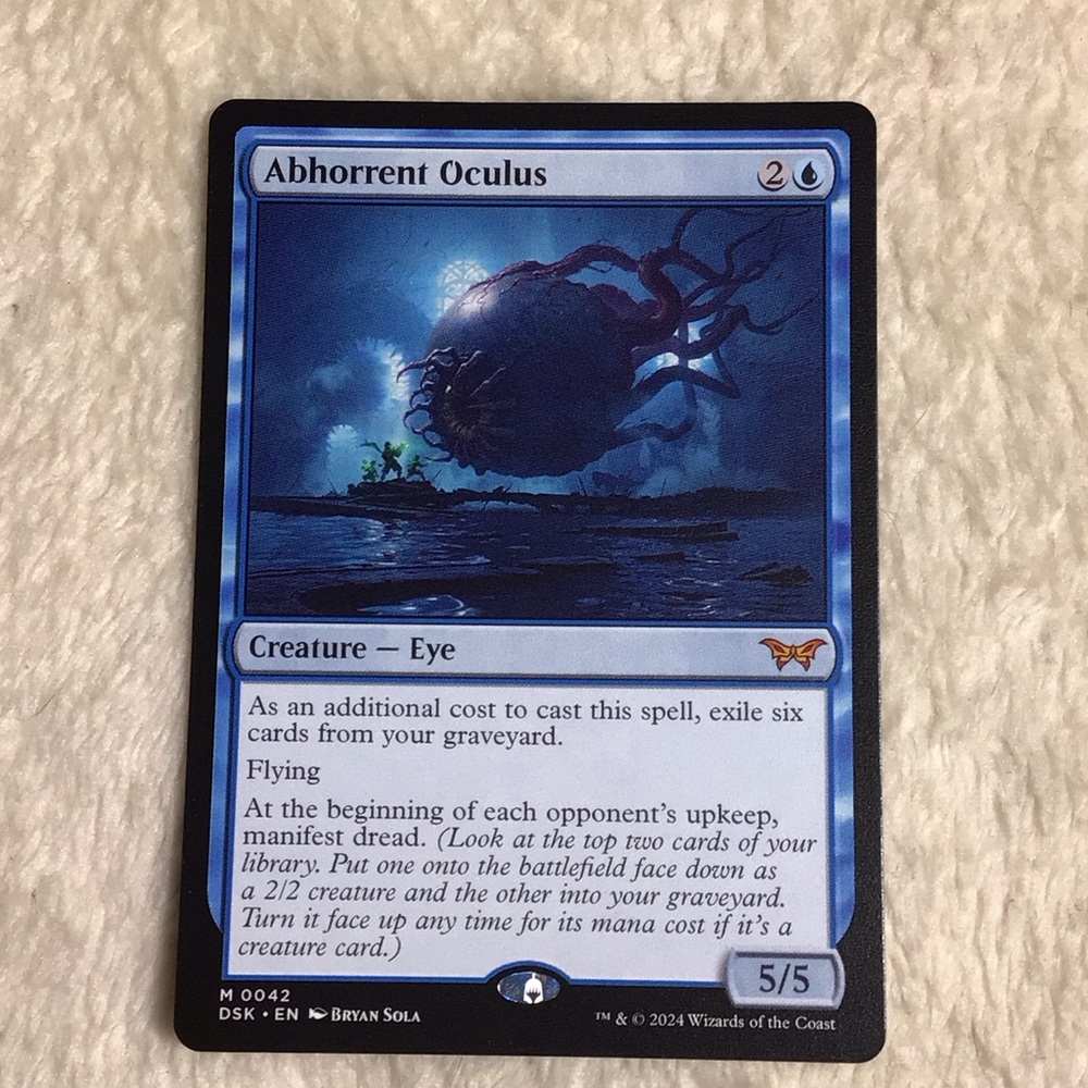 MTG- Abhorrent Oculus Card